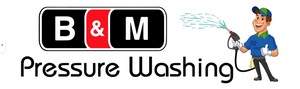B&M Pressure Washing Logo