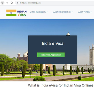 Indian Visa Application ONLINE -  Bergen VISUM INNVANDRING Logo