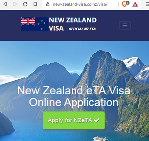 NEW ZEALAND VISA Application ONLINE - VISA FOR KOREAN CITIZENS 뉴질랜드 비자 신청 이민 센터 Logo