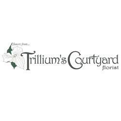 Trillium's Courtyard Florist Logo
