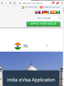 INDIAN VISA Application ONLINE 2022 - HUNGARY CITIZENS indiai vízumkérelmező bevándorlási központ Logo