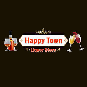 Happy Town Liquor Logo