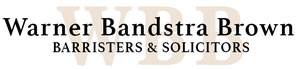 Warner Bandstra Brown Logo