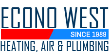 Econo West Heating Air & Plumbing logo