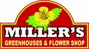 Miller's Greenhouses & Flower Shop Logo