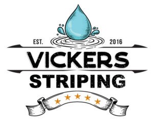 Vickers Striping Logo