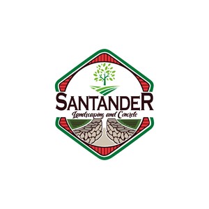 Santander Landscaping and Concrete Logo