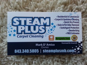 Steam Plus Carpet Cleaning Logo