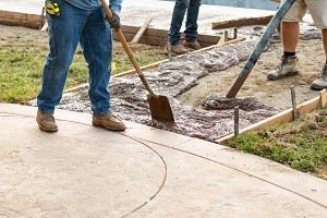 Rockin' West Sacramento Concrete Logo