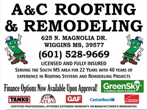 A & C Roofing & Remodeling Logo