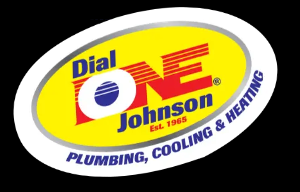 Dial One Johnson Plumbing Cooling & Heating Logo