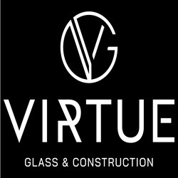 Virtue Glass & Construction Logo