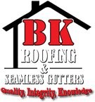 BK Roofing & Seamless Gutters Logo