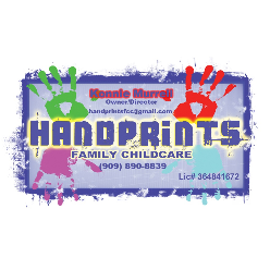 Hand Prints San Bernardino Family Day Care & Child Care Services Logo