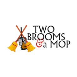 Two Brooms and A Mop Logo
