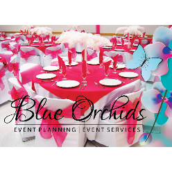 Blue Orchids Weddings / Events Organizers Logo