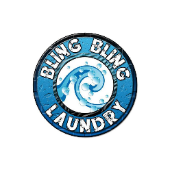 Laundry Services Bling Bling Logo