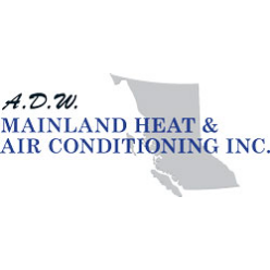 ADW Mainland Heat & Air Conditioning Logo