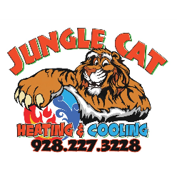 Jungle Cat Heating & Cooling Logo