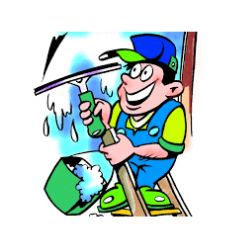 Alan's Cleaning Service Logo