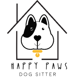 Happy Paws Dog Sitter Logo