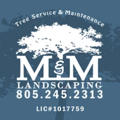 M & M Landscaping logo