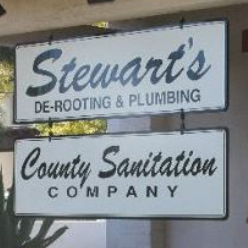 Stewart's De-Rooting and Plumbing logo