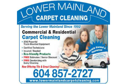 Picture uploaded by Lower Mainland Carpet Cleaning