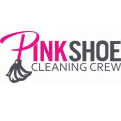 Pink Shoe Cleaning Crew Logo