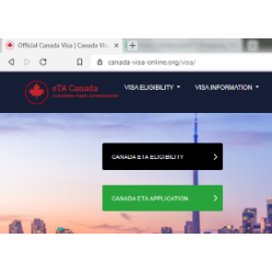 CANADA VISA Online Application Center  - WASHINGTON OFFICE Logo
