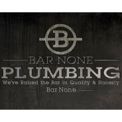 Bar None Plumbing Logo
