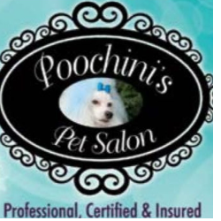 Poochini's Mobile Pet Salon Logo