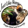 Just Like Home Doggie Hotel and Grooming Logo